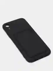 Черный чехлы Iphone c кармашком для карт