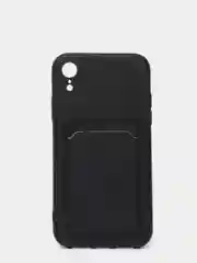 Черный чехлы Iphone c кармашком для карт