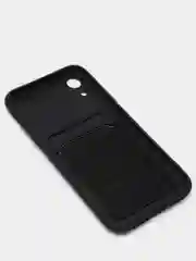 Черный чехлы Iphone c кармашком для карт