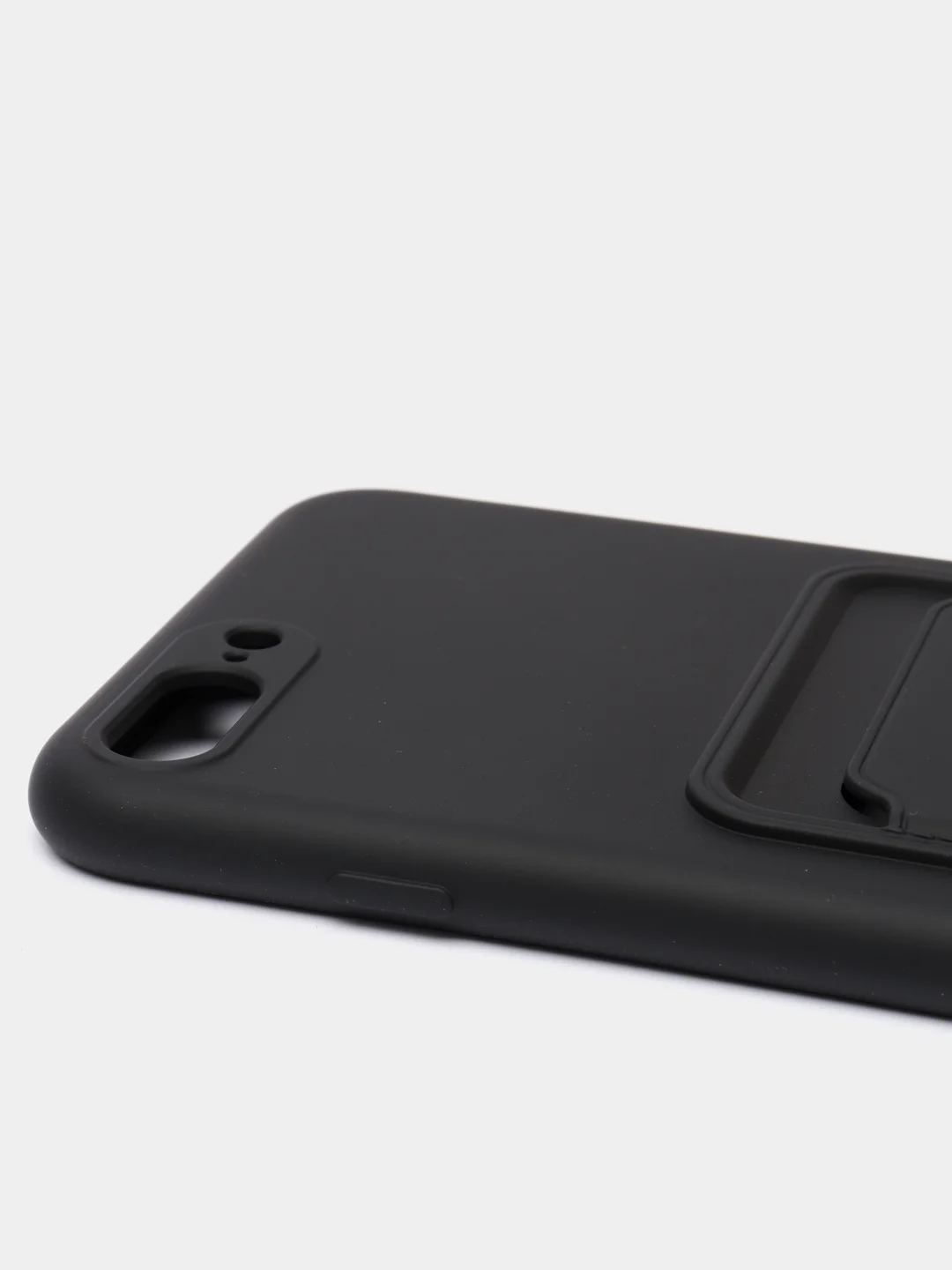 Черный чехлы Iphone c кармашком для карт