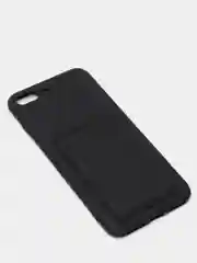 Черный чехлы Iphone c кармашком для карт