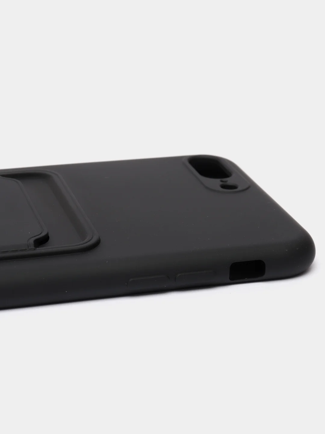 Черный чехлы Iphone c кармашком для карт