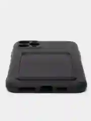 Черный чехлы Iphone c кармашком для карт