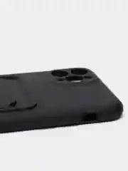 Черный чехлы Iphone c кармашком для карт
