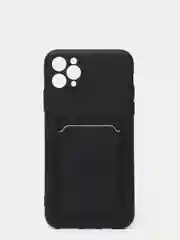 Черный чехлы Iphone c кармашком для карт