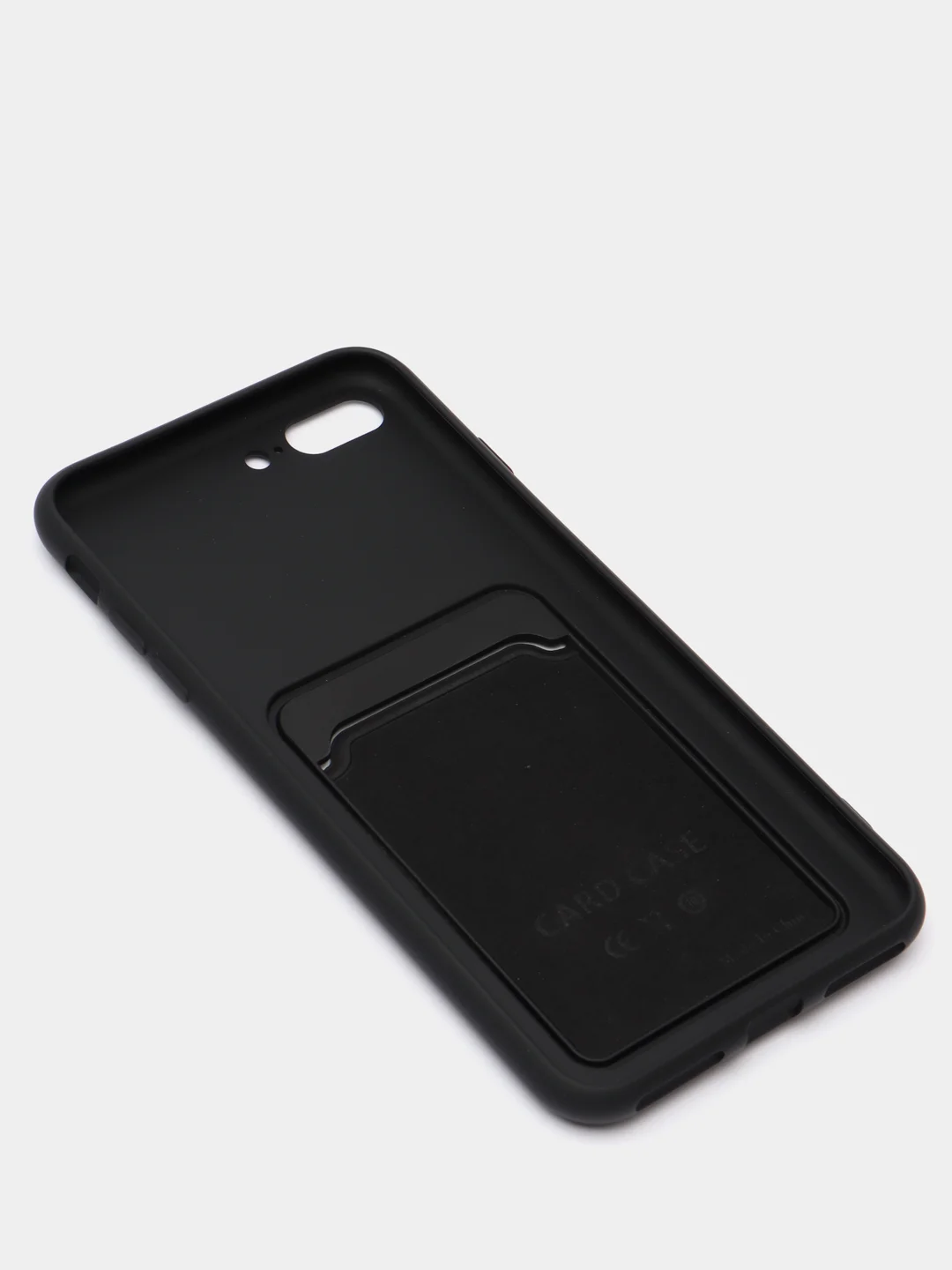 Черный чехлы Iphone c кармашком для карт