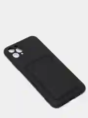 Черный чехлы Iphone c кармашком для карт