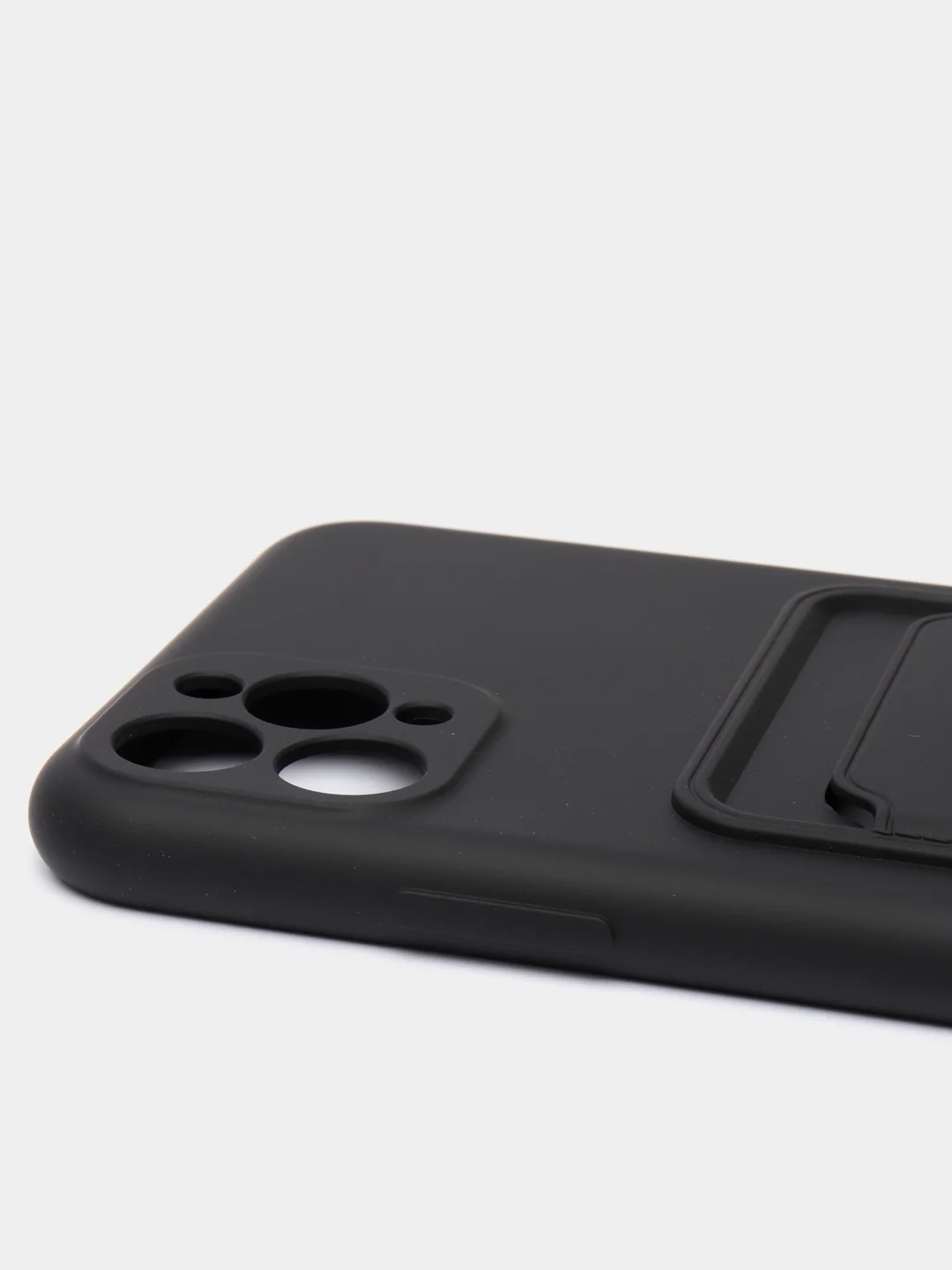 Черный чехлы Iphone c кармашком для карт