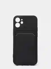 Черный чехлы Iphone c кармашком для карт