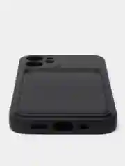 Черный чехлы Iphone c кармашком для карт