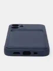 Темно-синий чехлы Iphone c кармашком для карт