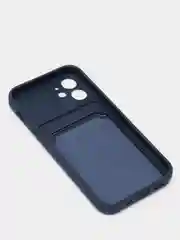 Темно-синий чехлы Iphone c кармашком для карт