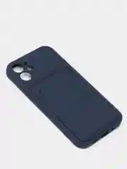 Темно-синий чехлы Iphone c кармашком для карт