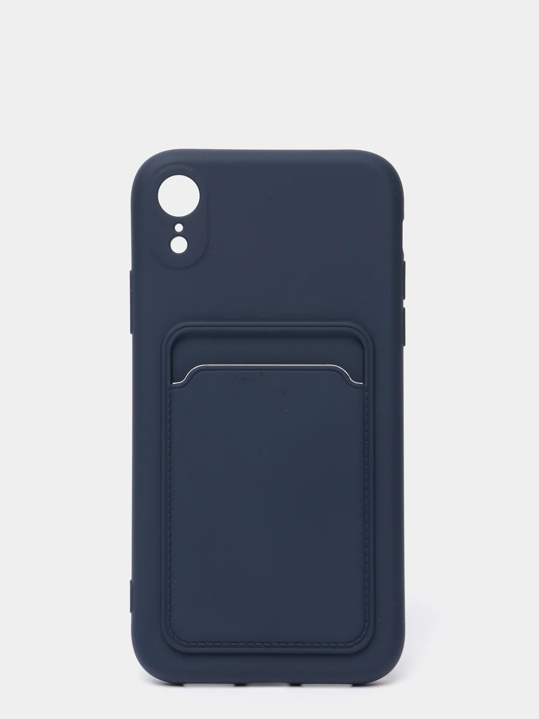 Темно-синий чехлы Iphone c кармашком для карт