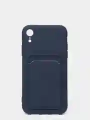Темно-синий чехлы Iphone c кармашком для карт