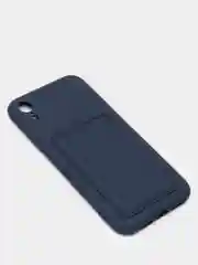 Темно-синий чехлы Iphone c кармашком для карт