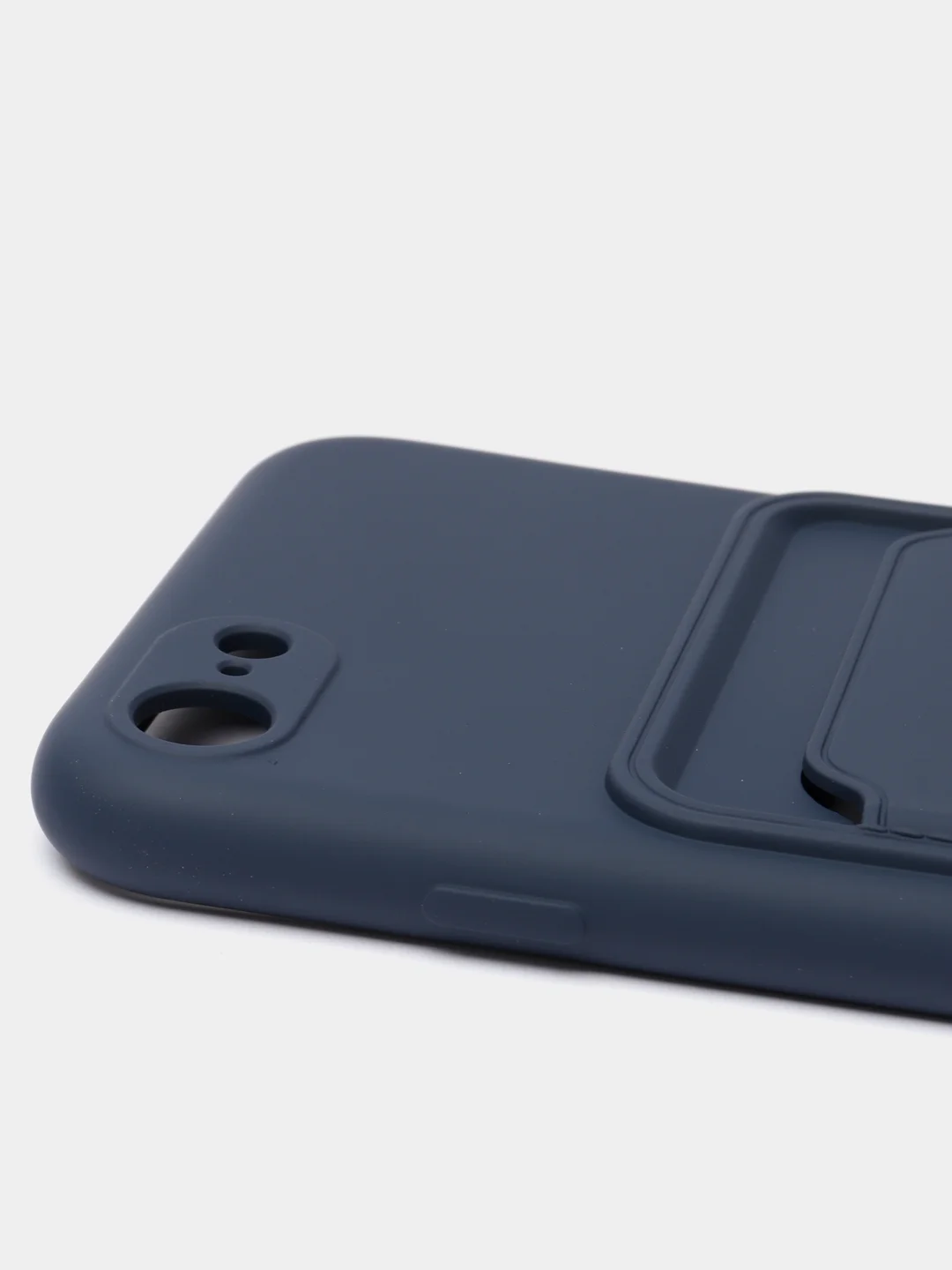 Темно-синий чехлы Iphone c кармашком для карт