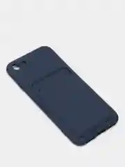 Темно-синий чехлы Iphone c кармашком для карт