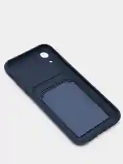 Темно-синий чехлы Iphone c кармашком для карт