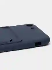 Темно-синий чехлы Iphone c кармашком для карт