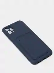Темно-синий чехлы Iphone c кармашком для карт