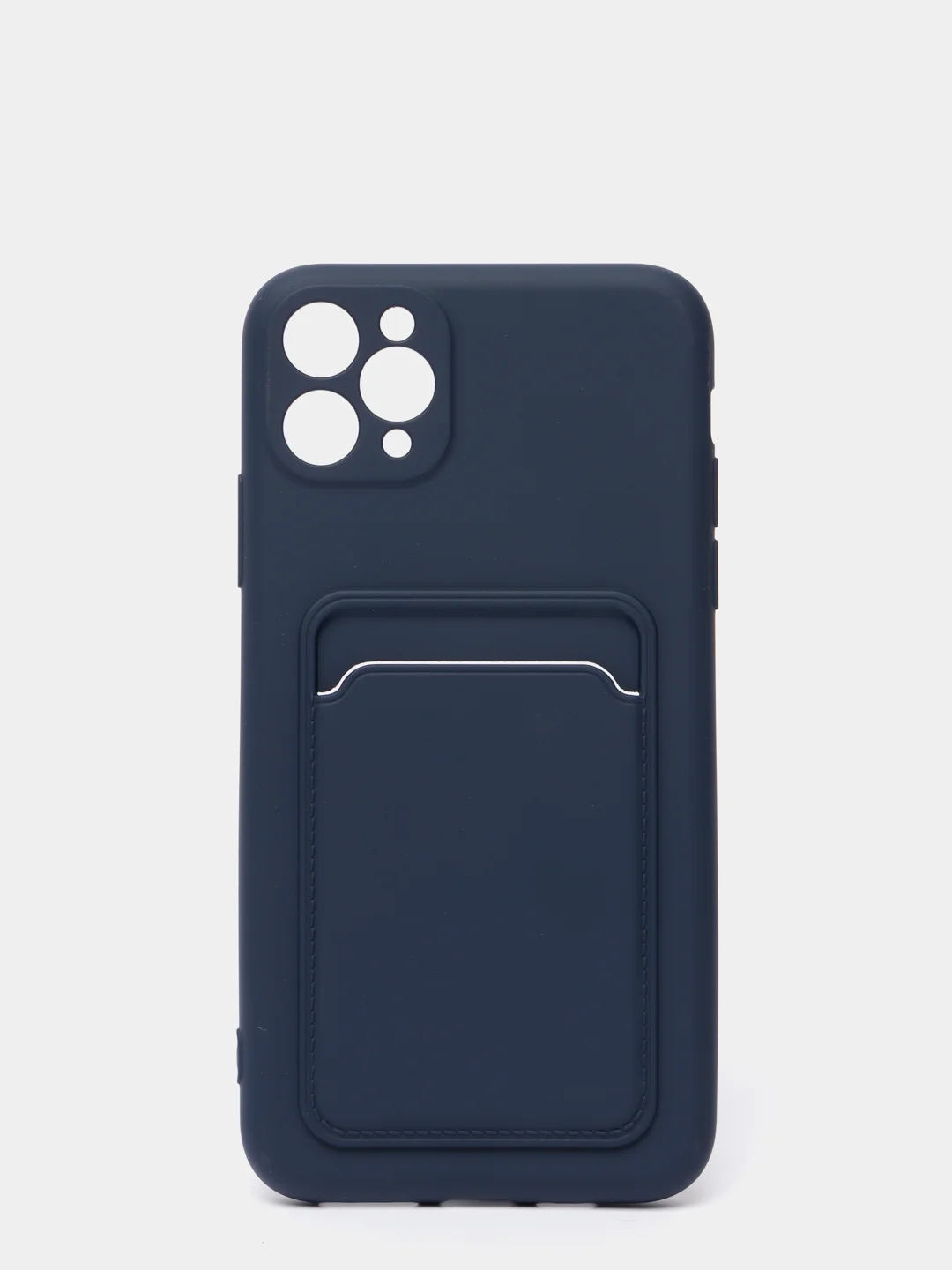 Темно-синий чехлы Iphone c кармашком для карт
