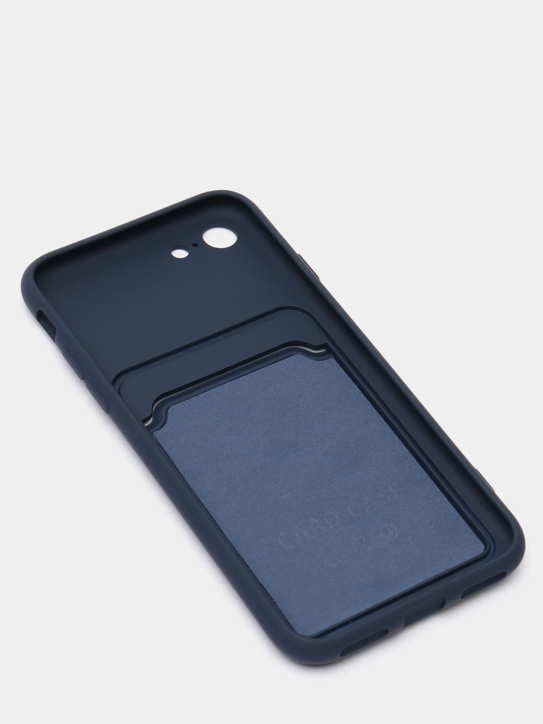 Темно-синий чехлы Iphone c кармашком для карт
