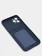 Темно-синий чехлы Iphone c кармашком для карт