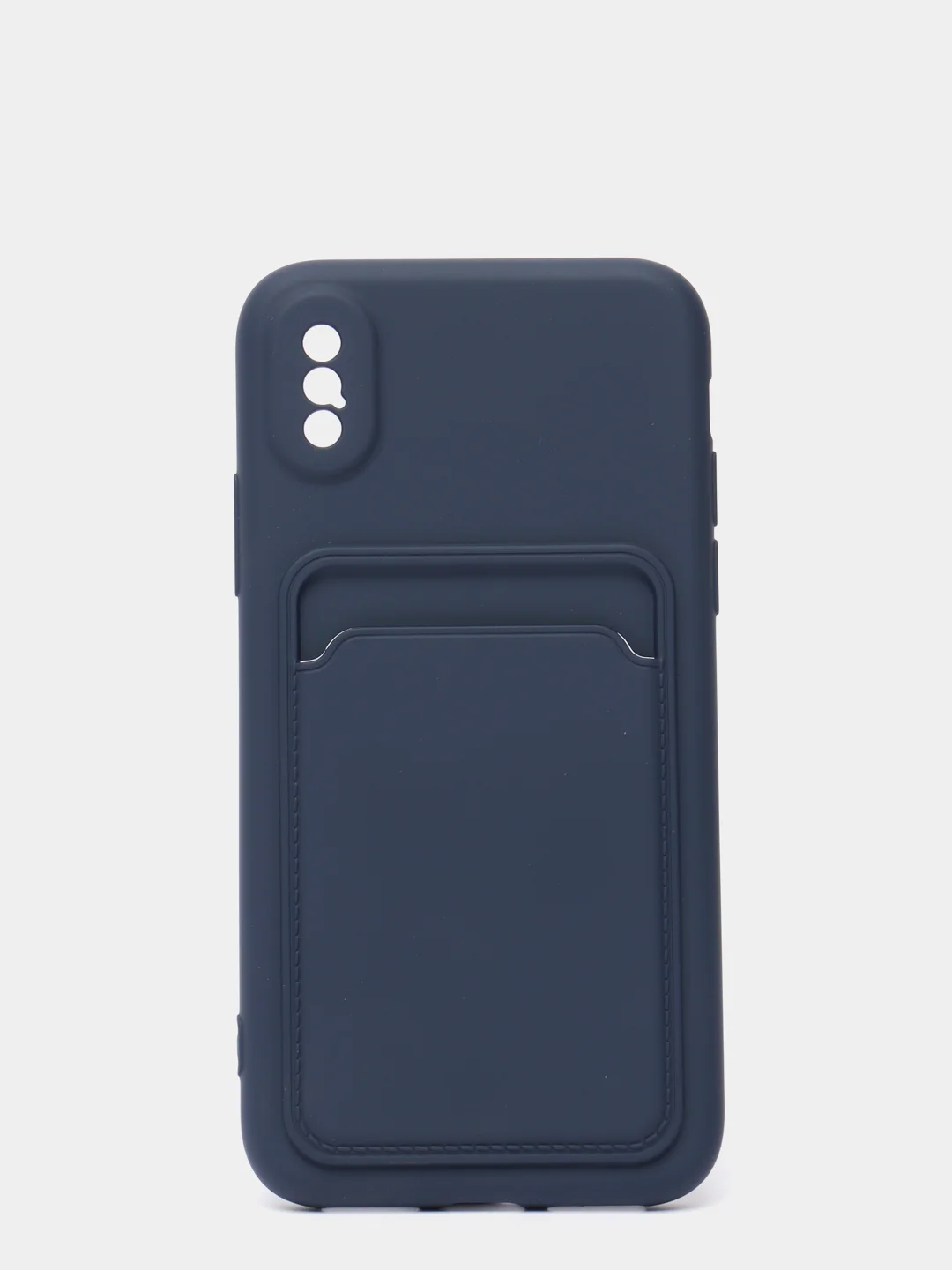 Темно-синий чехлы Iphone c кармашком для карт