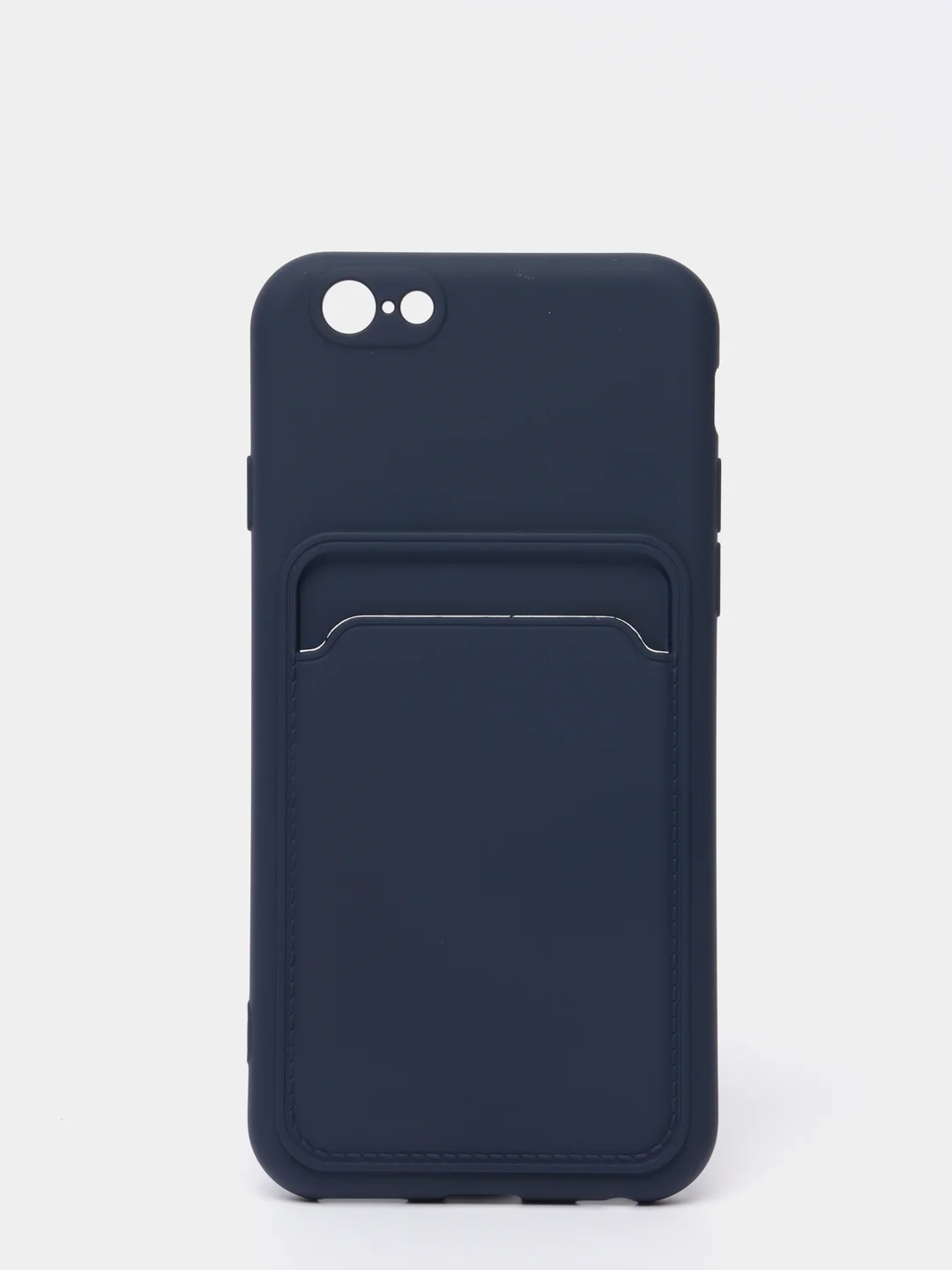 Темно-синий чехлы Iphone c кармашком для карт
