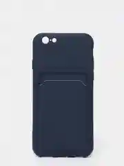 Темно-синий чехлы Iphone c кармашком для карт