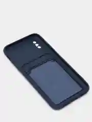 Темно-синий чехлы Iphone c кармашком для карт