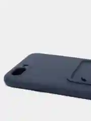 Темно-синий чехлы Iphone c кармашком для карт