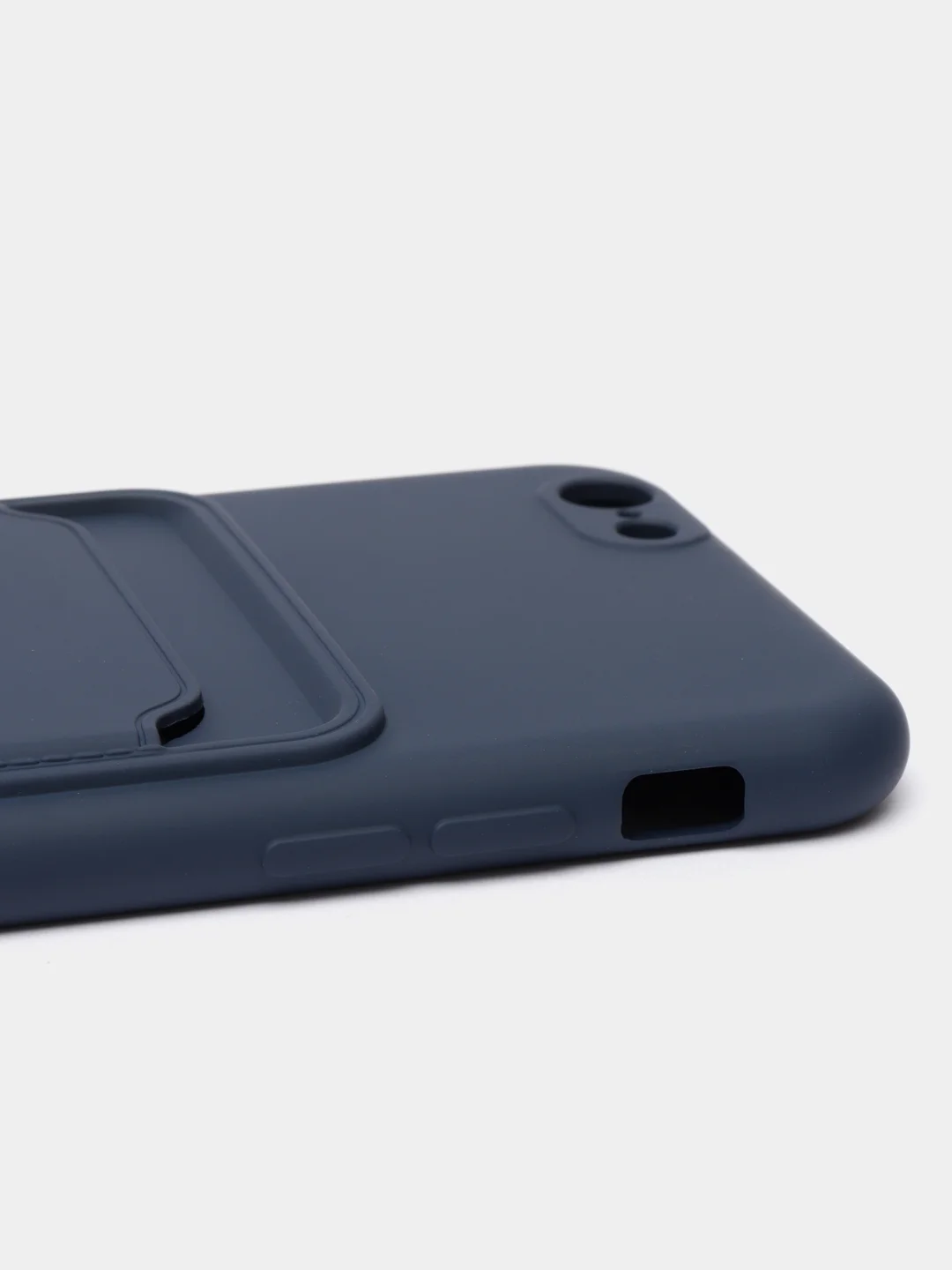 Темно-синий чехлы Iphone c кармашком для карт