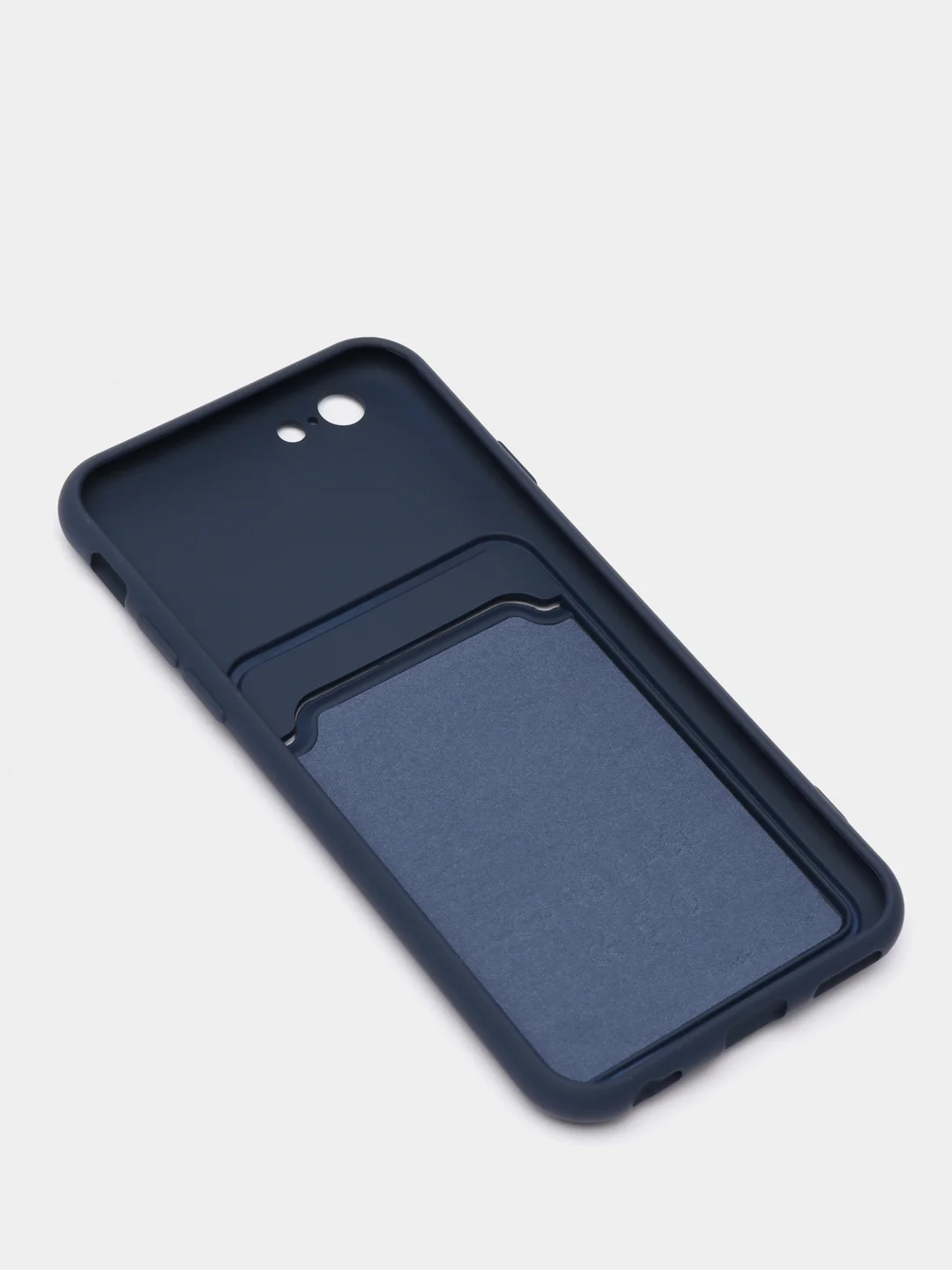 Темно-синий чехлы Iphone c кармашком для карт