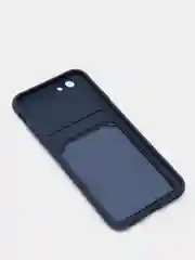 Темно-синий чехлы Iphone c кармашком для карт