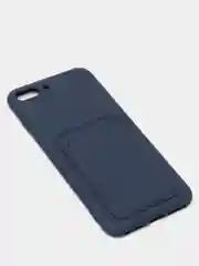 Темно-синий чехлы Iphone c кармашком для карт