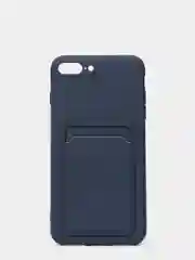 Темно-синий чехлы Iphone c кармашком для карт