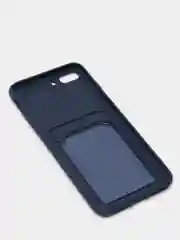 Темно-синий чехлы Iphone c кармашком для карт