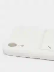 Белый чехлы Iphone c кармашком для карт
