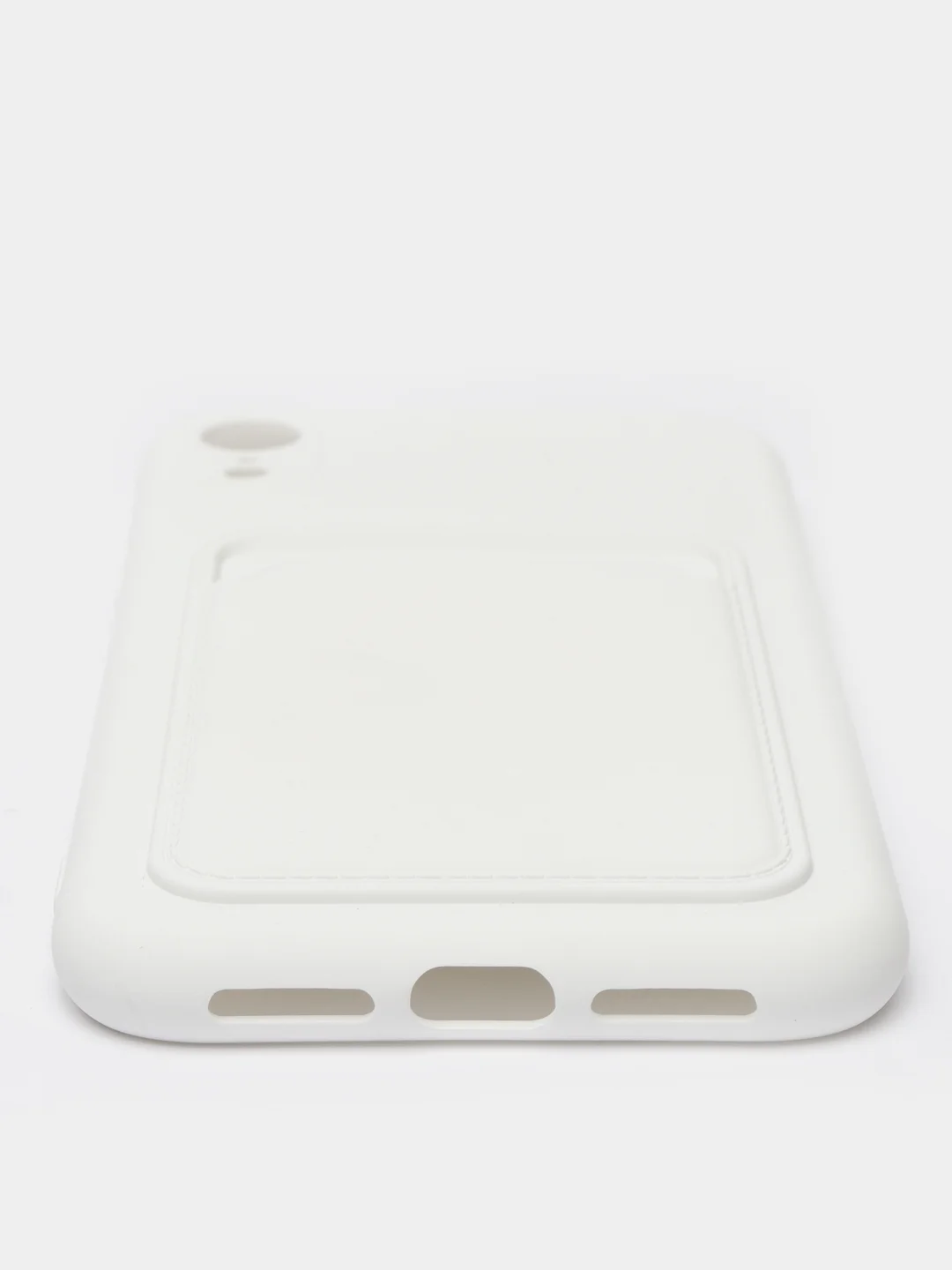 Белый чехлы Iphone c кармашком для карт