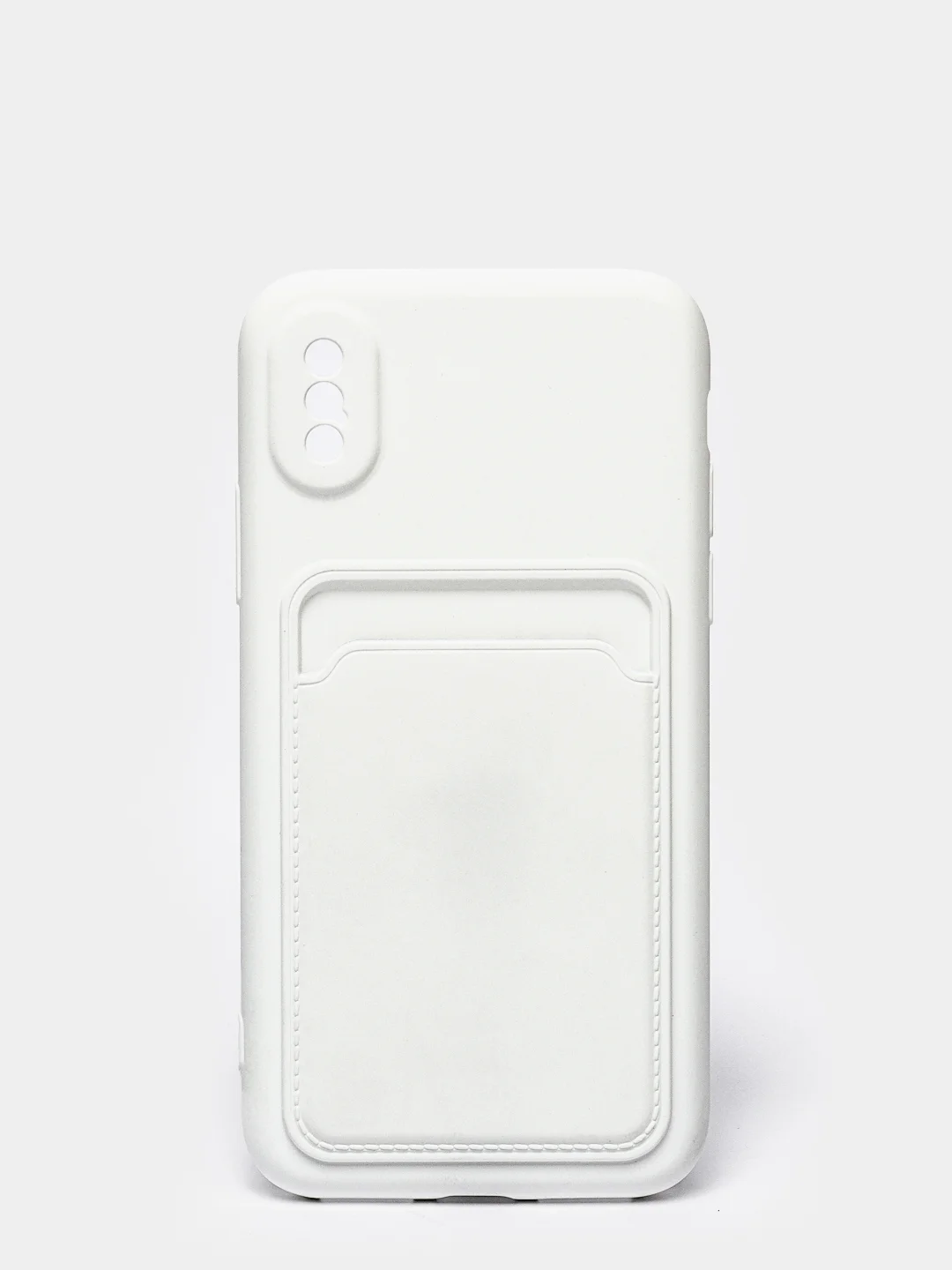 Белый чехлы Iphone c кармашком для карт