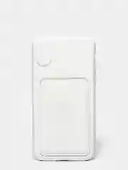 Белый чехлы Iphone c кармашком для карт