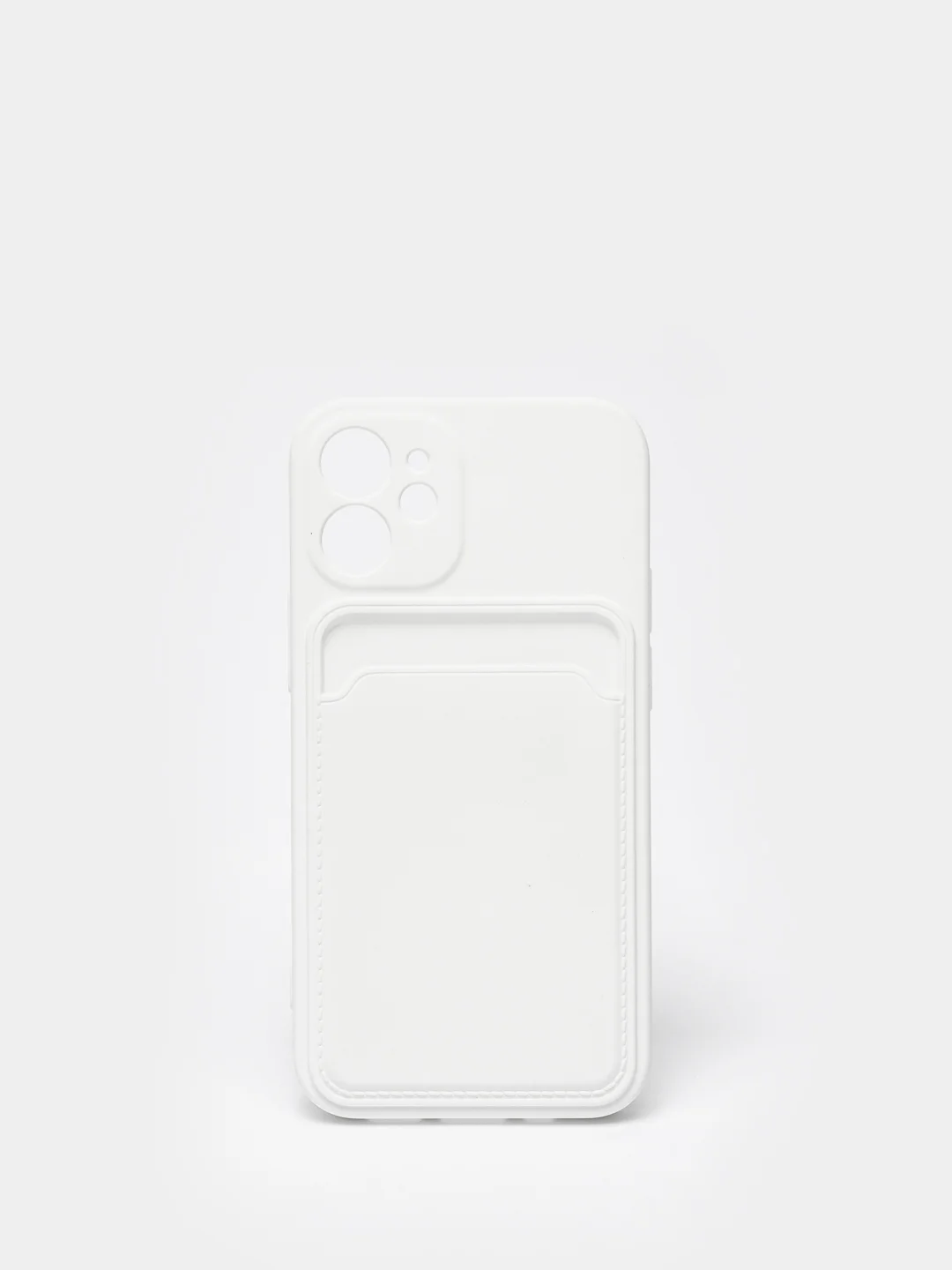 Белый чехлы Iphone c кармашком для карт