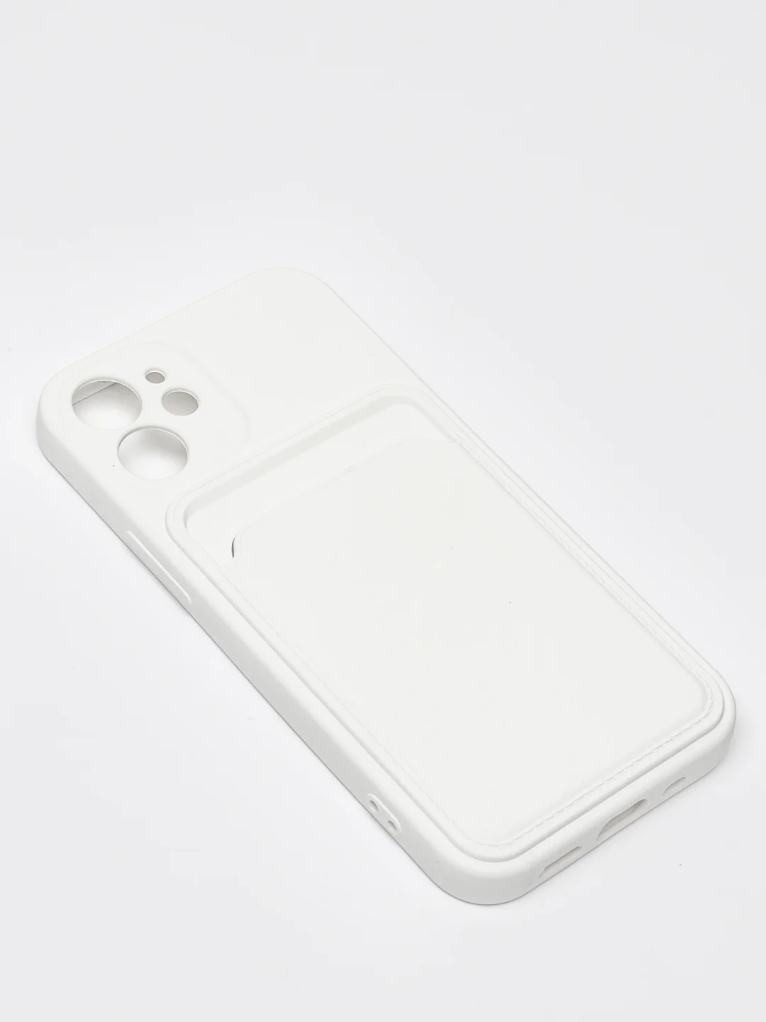 Белый чехлы Iphone c кармашком для карт