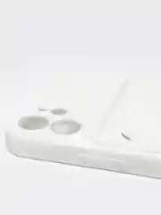 Белый чехлы Iphone c кармашком для карт