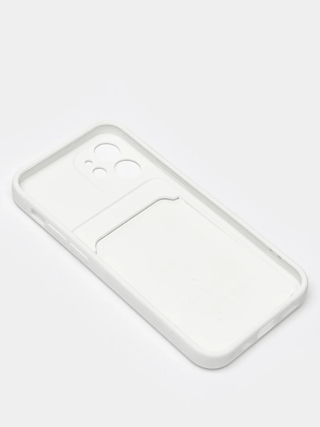 Белый чехлы Iphone c кармашком для карт