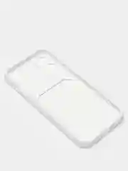 Белый чехлы Iphone c кармашком для карт