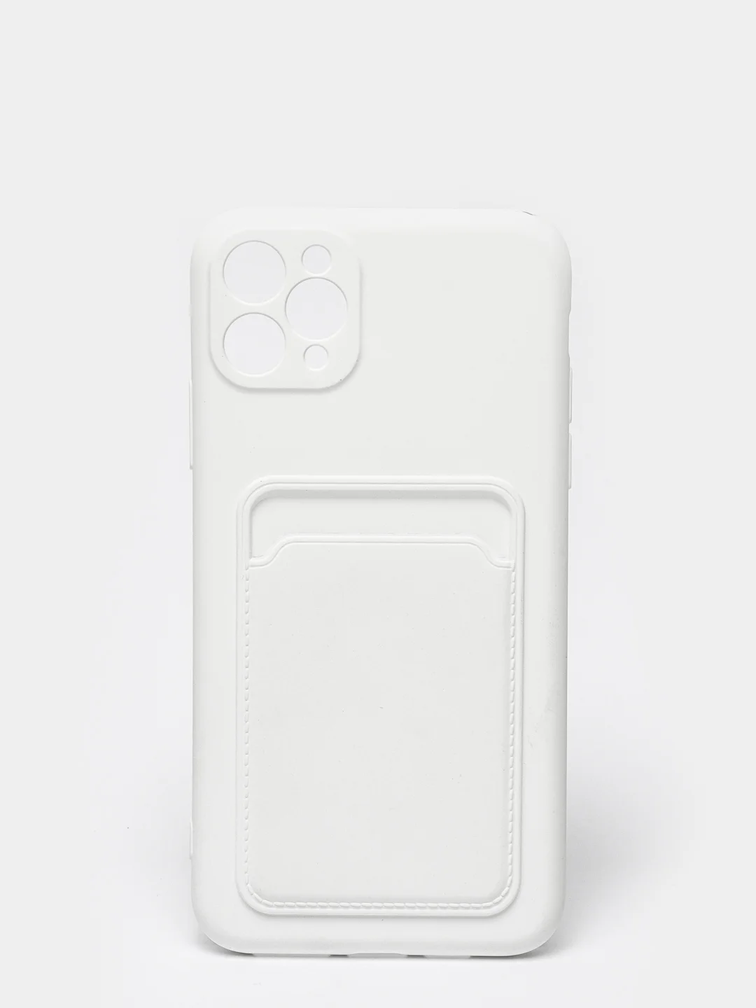 Белый чехлы Iphone c кармашком для карт