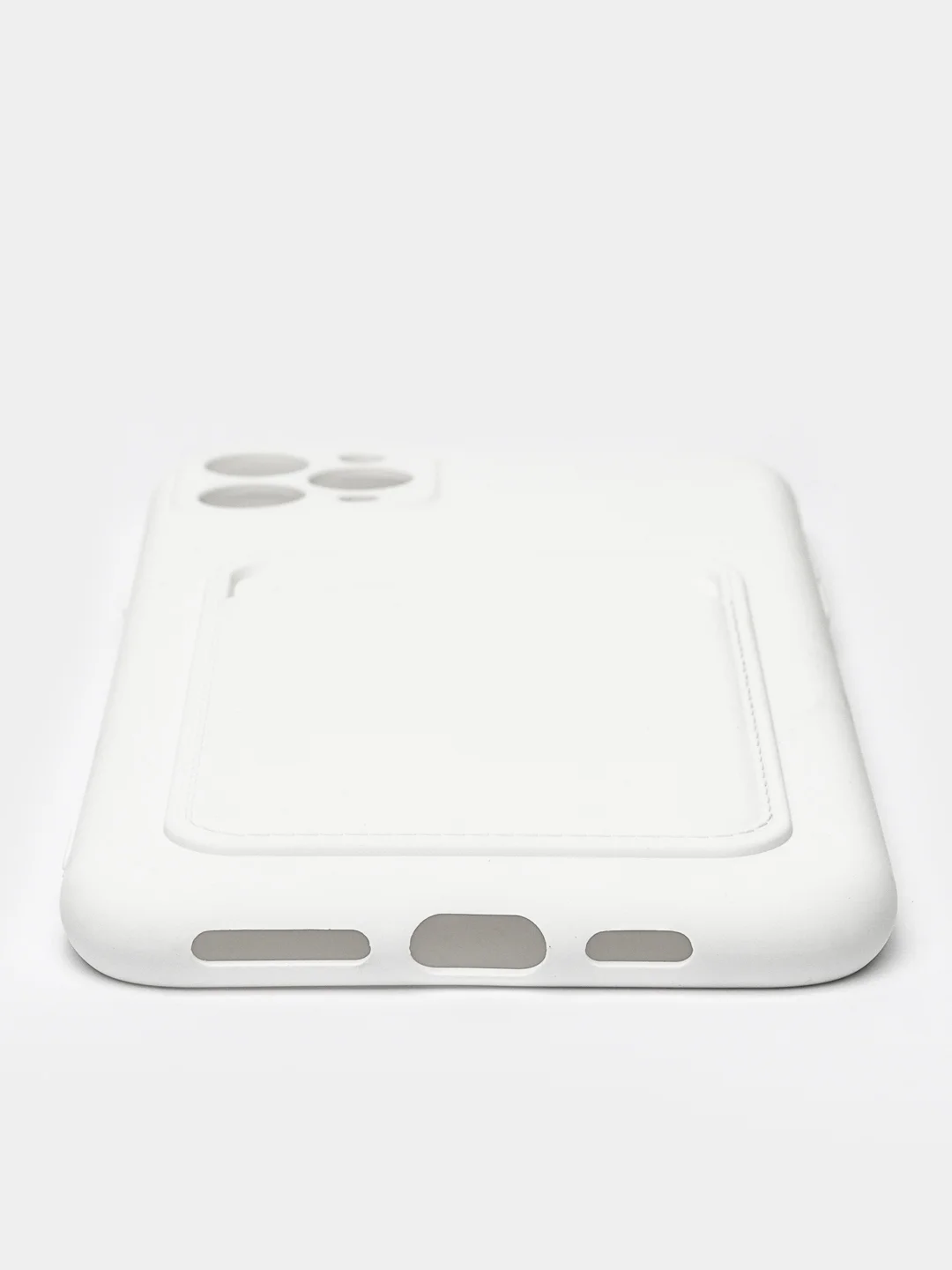 Белый чехлы Iphone c кармашком для карт